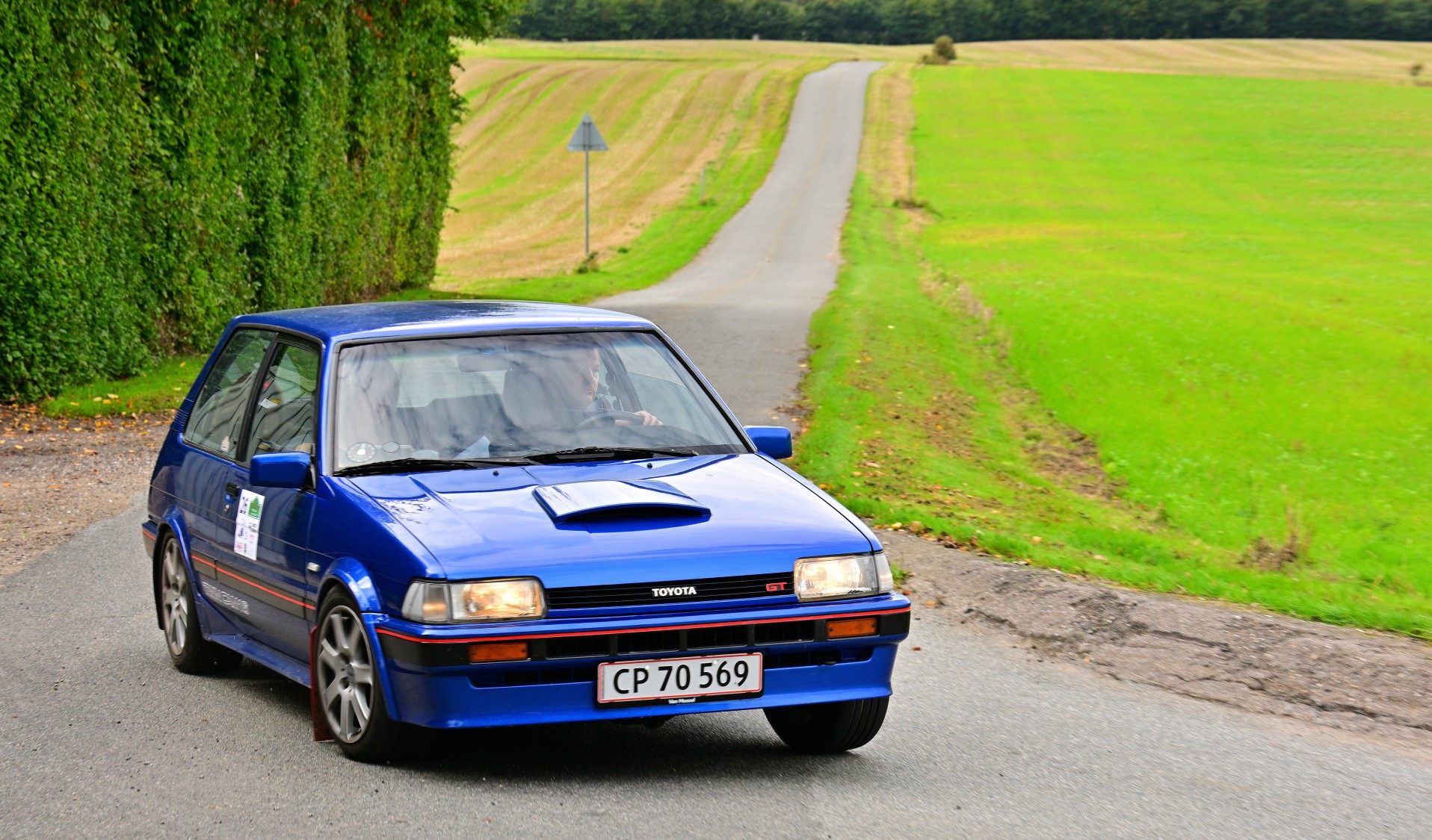 Kim Bach Sørensen og Freja Damgård Sørensen, Stenløse, Toyota Corolla GT fra 1985 A